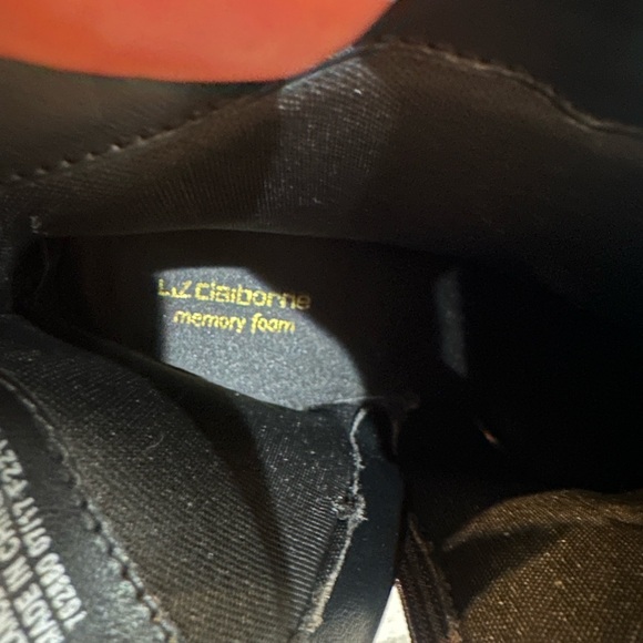 NWOT Liz Claiborne Gina Women’s Size 9.5 Black / Pink Brocade Ankle Boots - Picture 9 of 10